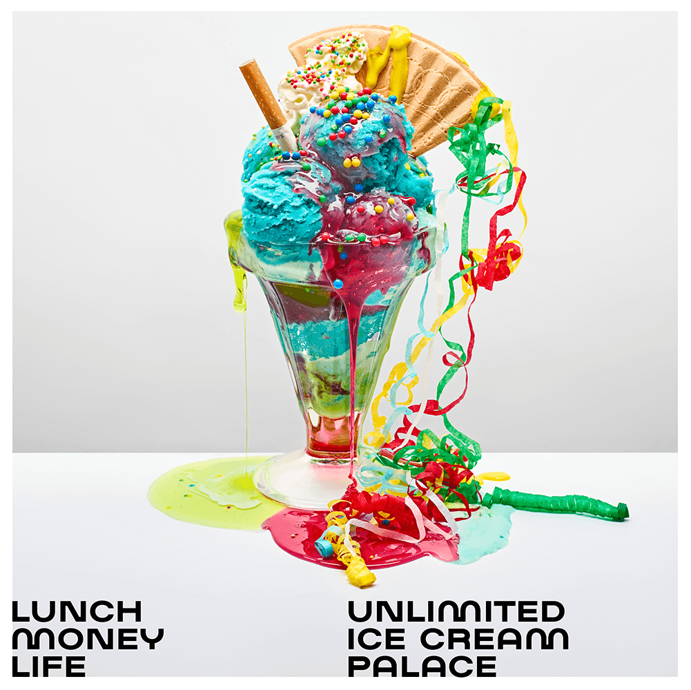 Lunch Money Life, Unlimited Ice Cream Palace Artwork